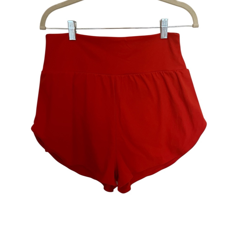 Love Fitness Women's  Breeze Runner -Fiery High-Waisted Shorts